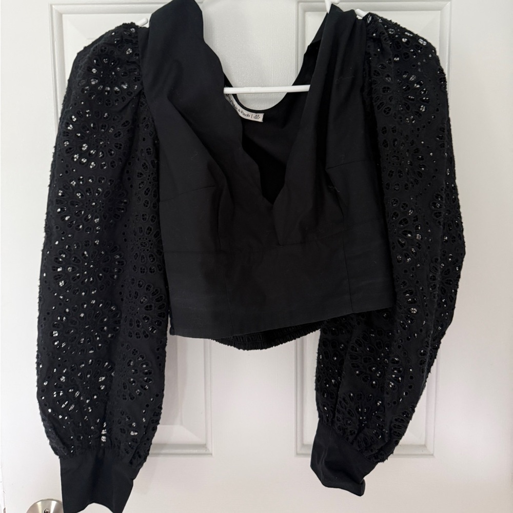 Abercrombie & Fitch Black Long Sleeve Top